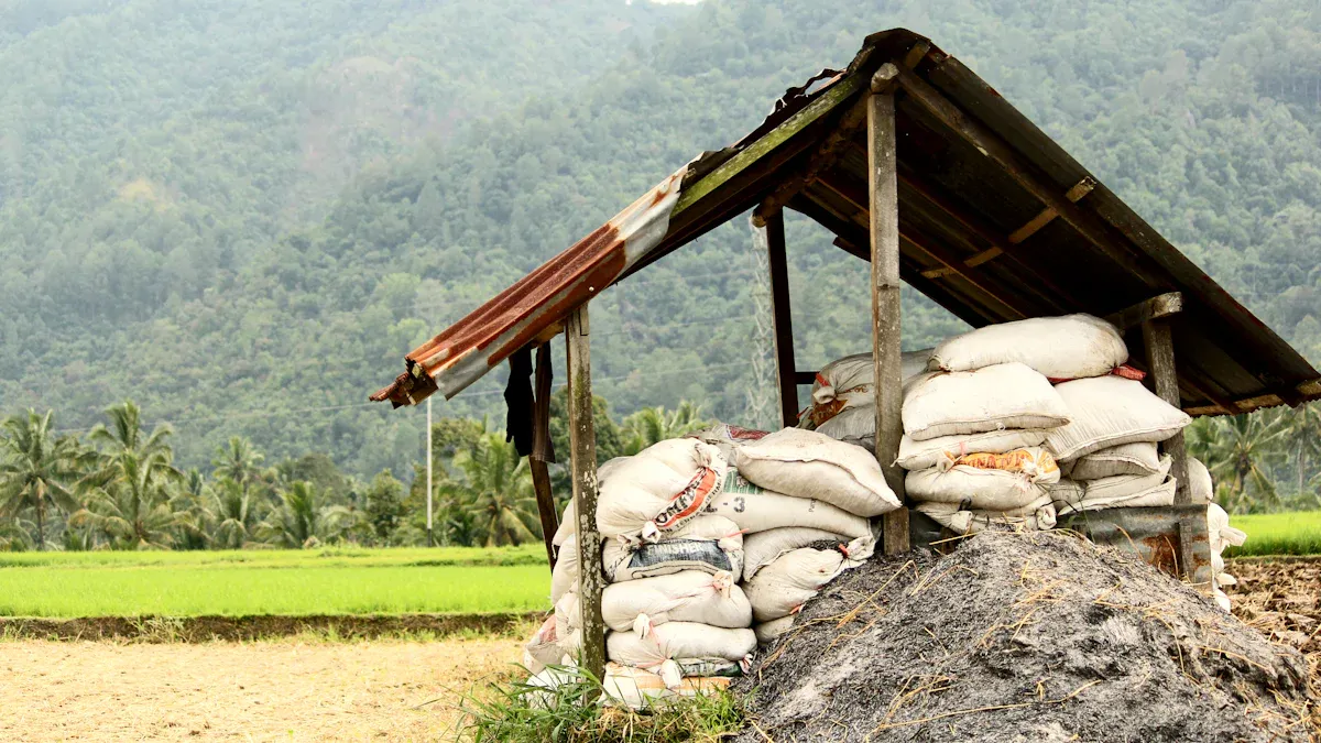 Supplies for a Raised Berm