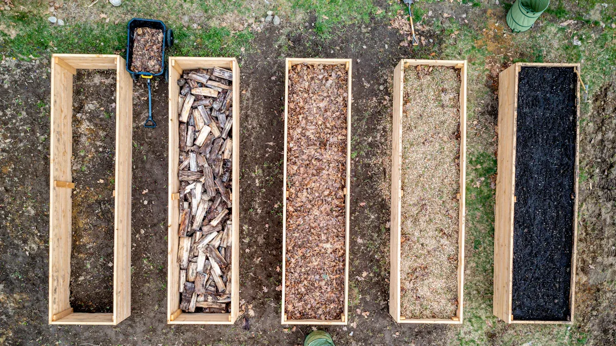 Soil Layers for Barrel Gardens